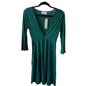 UO Mercer Plunge Mini Dress